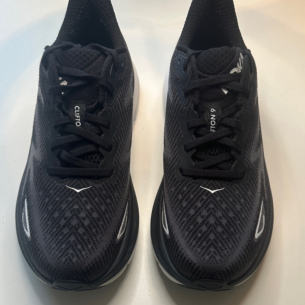 Hoka W Clifton 9 Black Running Shoes